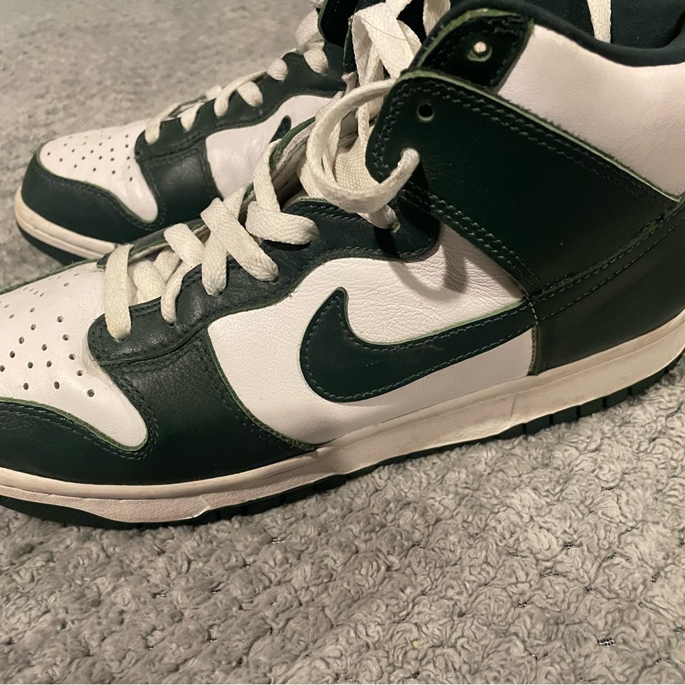 Nike Black and White High-Top Sneakers